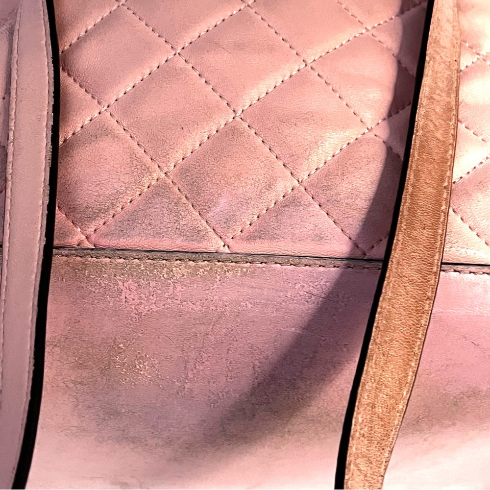 Michael Kors Rhea Pink Quilted Backpack - AS IS - Picture 7 of 14